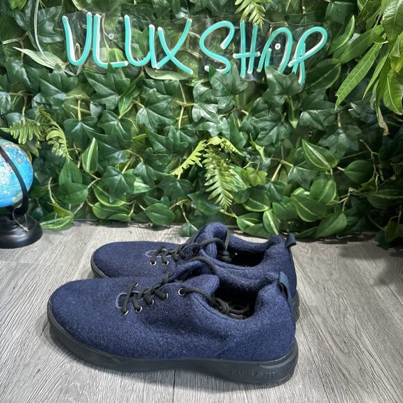 Haflinger Everyday Lace Up Wool Sneaker Men Size 8 Navy Blue main image 9